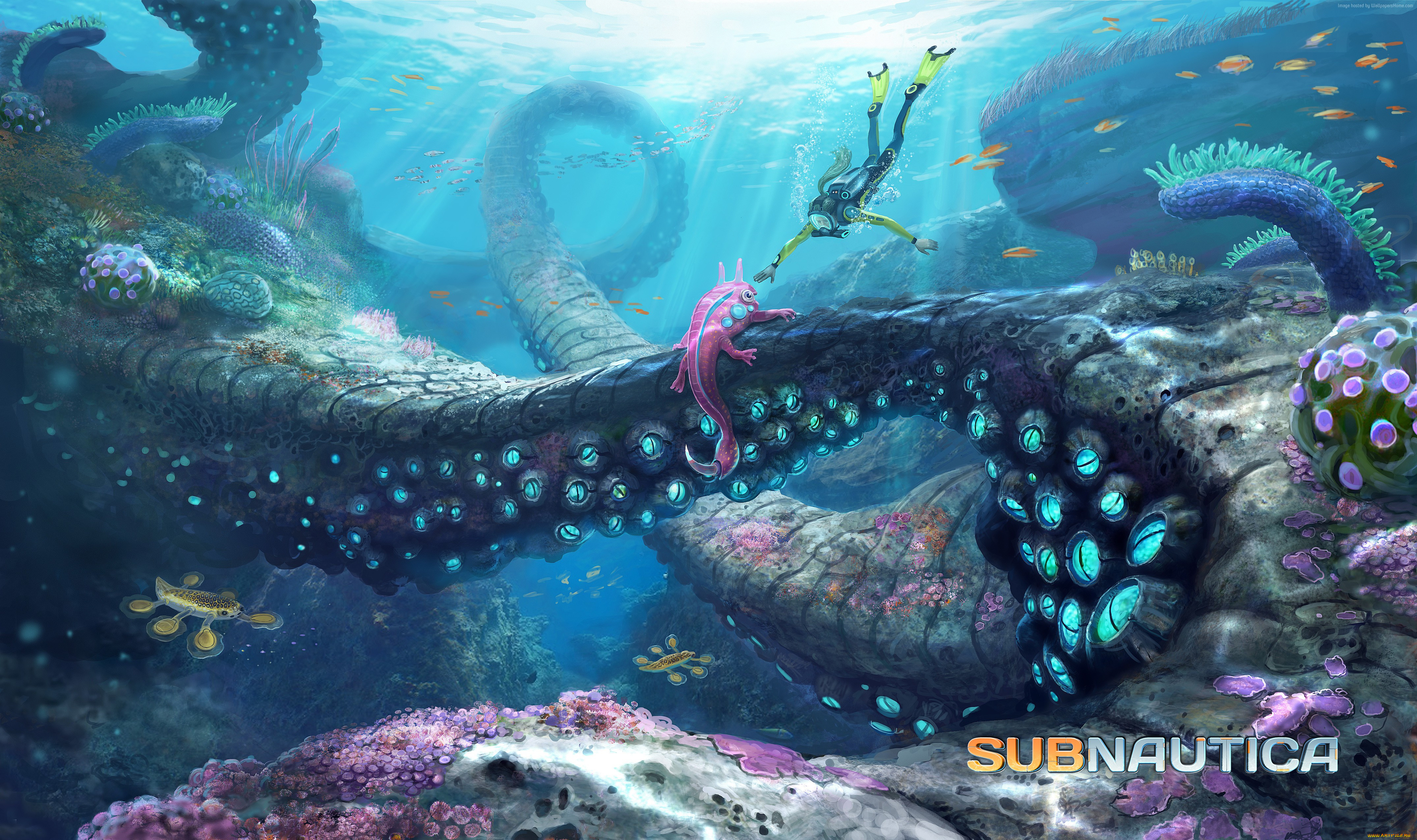 Игра сабнатика. Кракен Левиафан Subnautica. Subnautica Кракен. Субнаутика Меркурий 2. Реджинальд сабнатика.